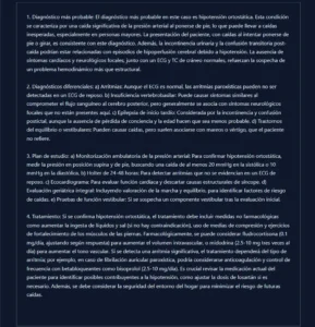 Respuesta del Asistente IA ante caídas en adulto mayor